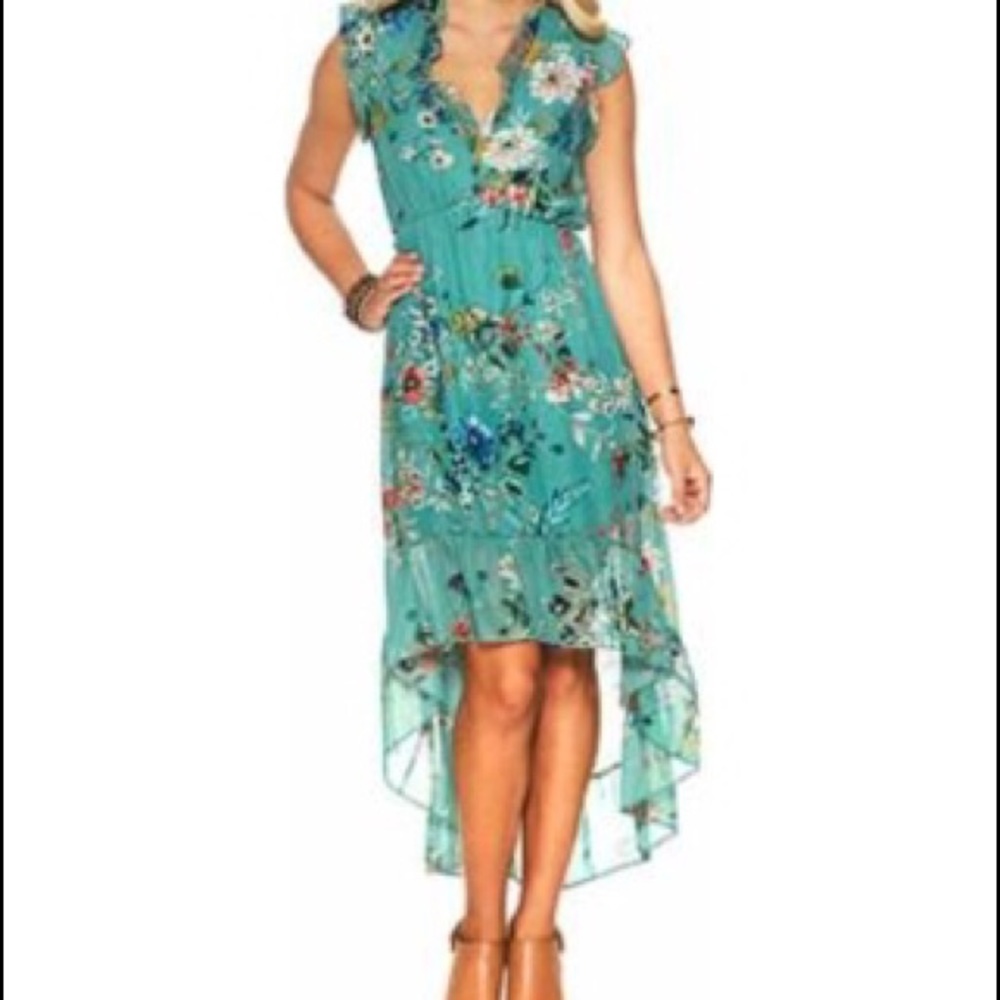 Floral High/Low Dress